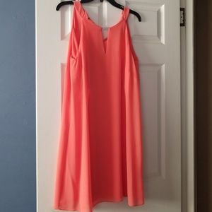 Cocktail dress salmon color